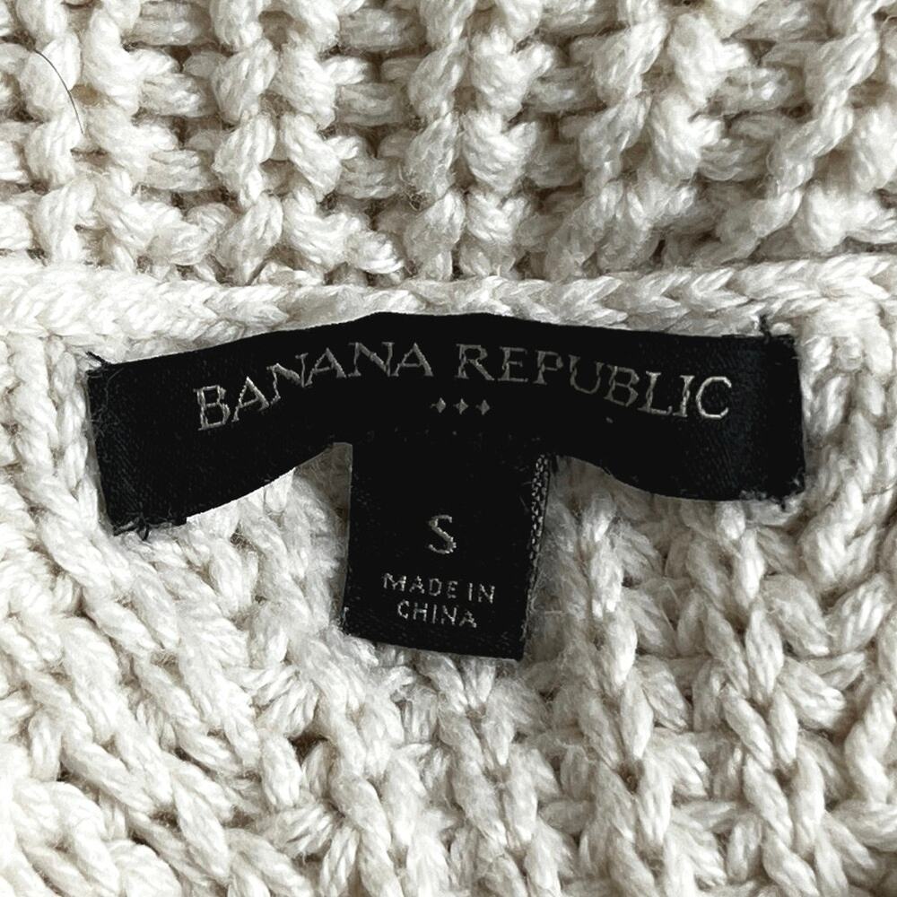 Banana Republic Cable Knit Sleeveless Sweater Tunic/Small - Picture 4 of 5